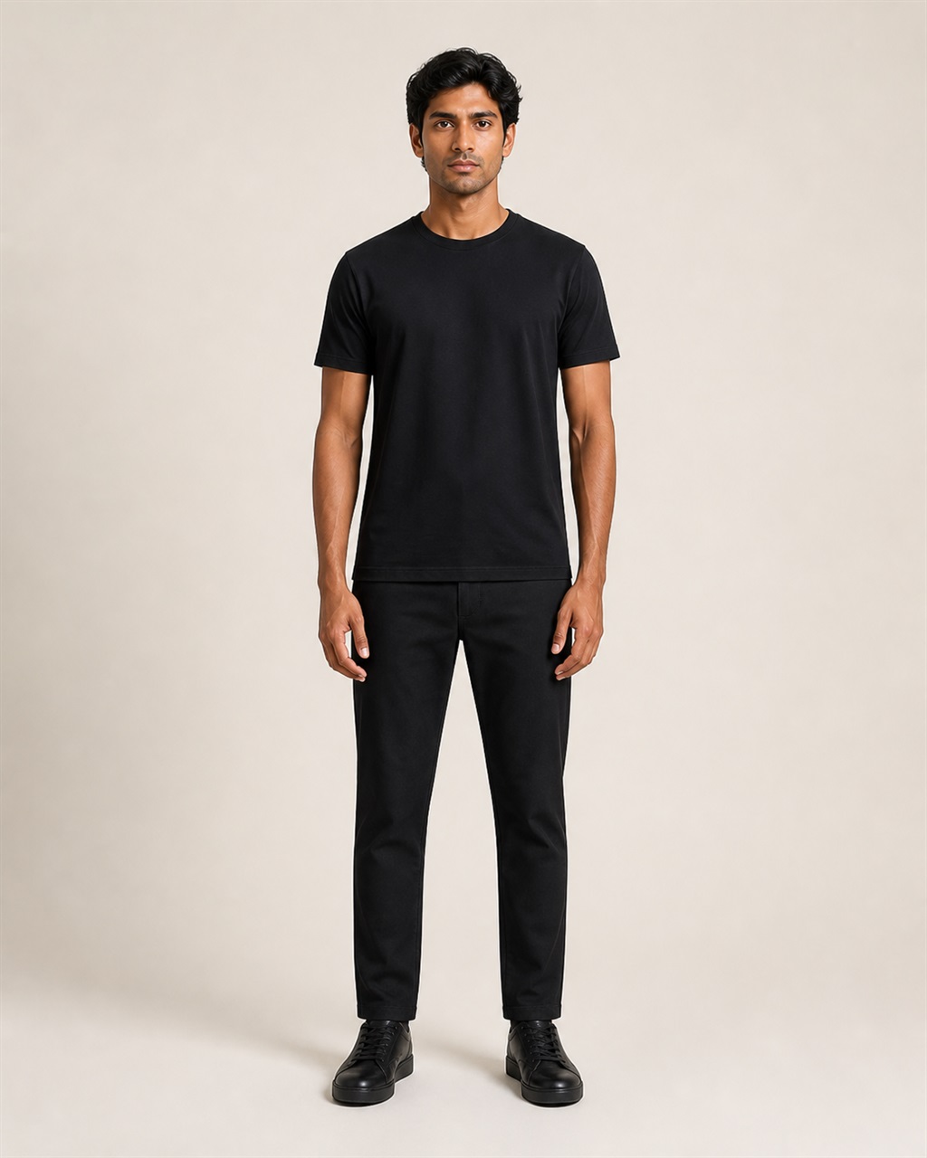 Men's Essential Plain Cotton Crew-Neck T-Shirt — 15 Colours