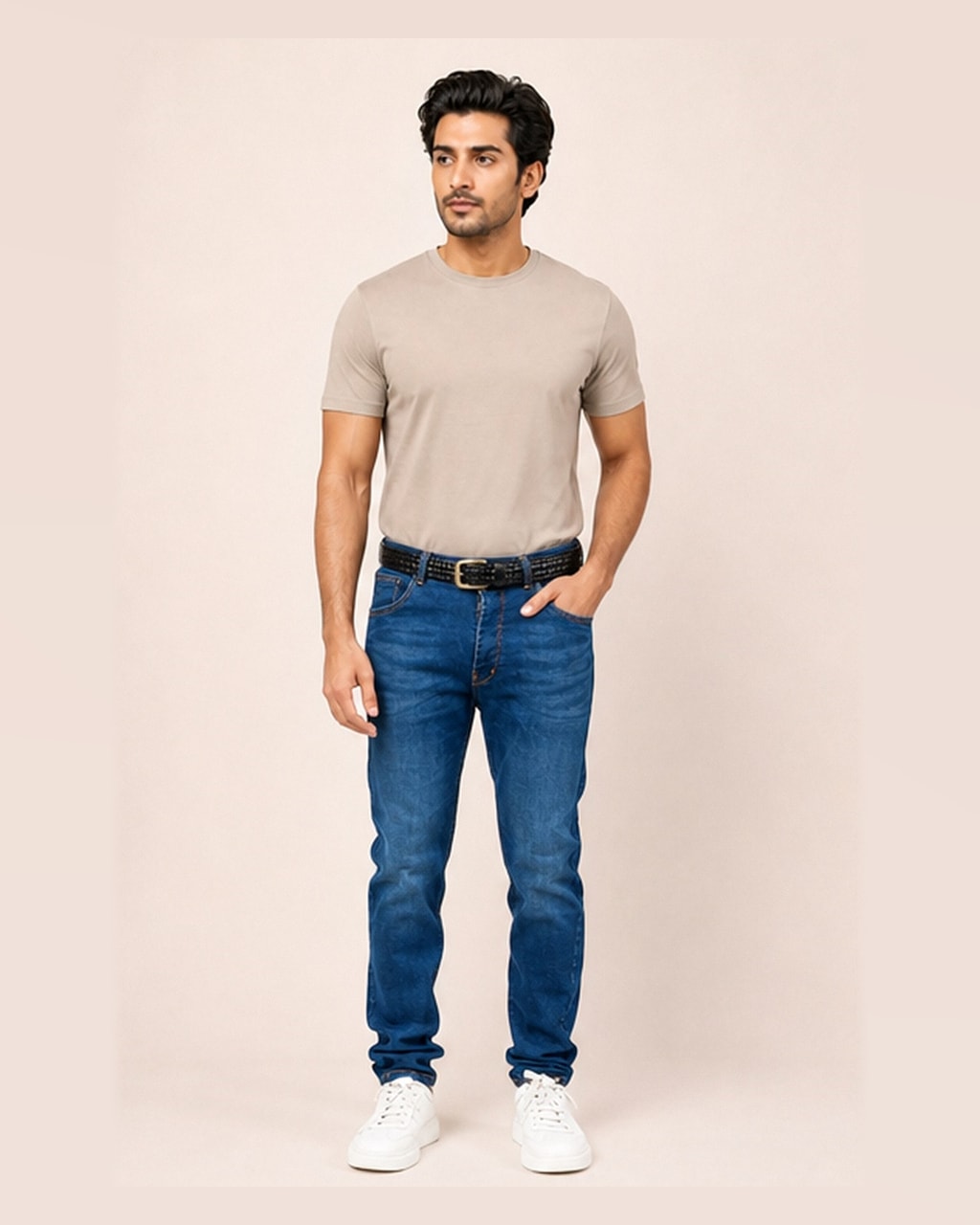 FlexFit Faded Blue Denim Jeans – Ultimate Style Upgrade!