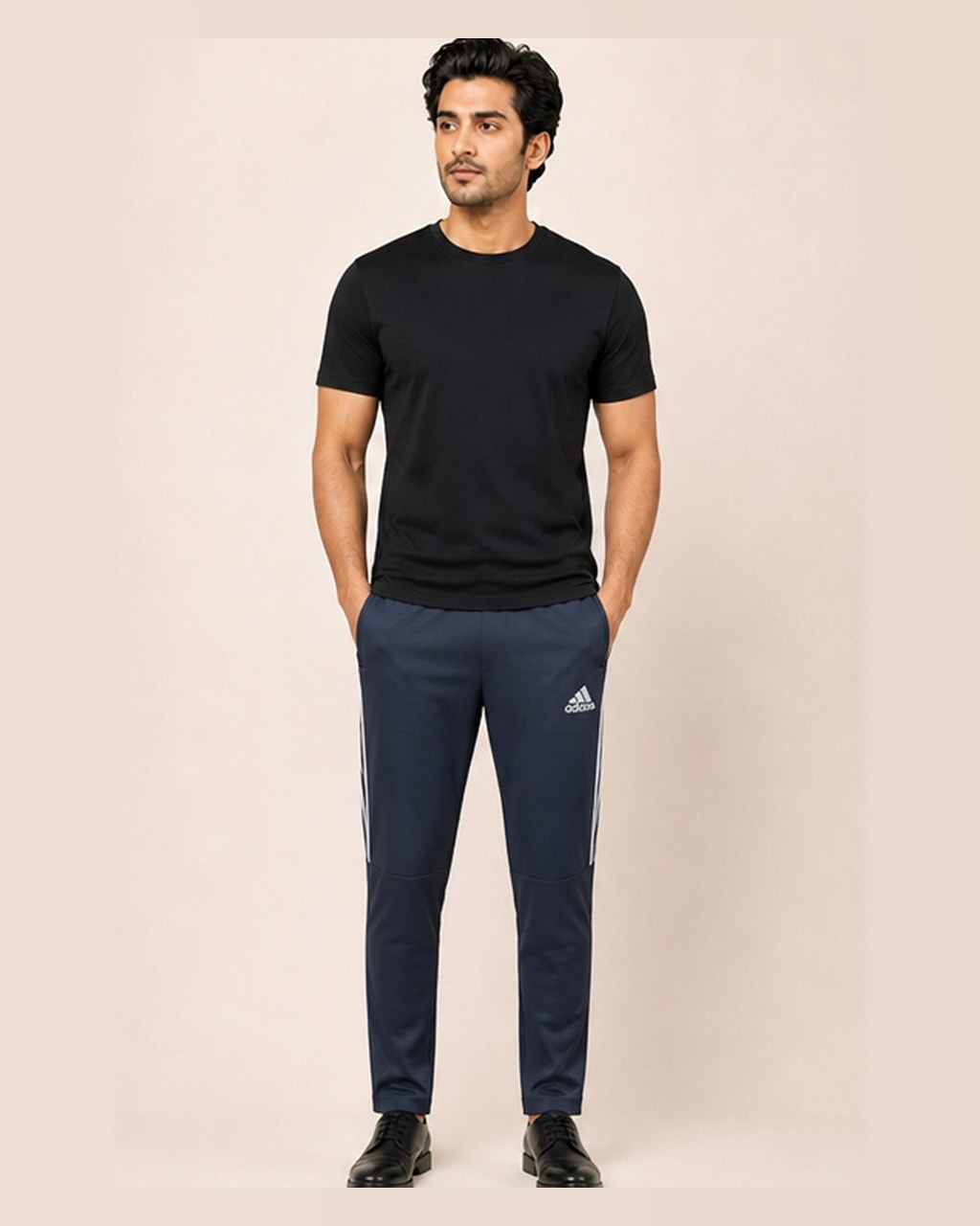 Reflector Logo Men Sports Gray Premium Trouser