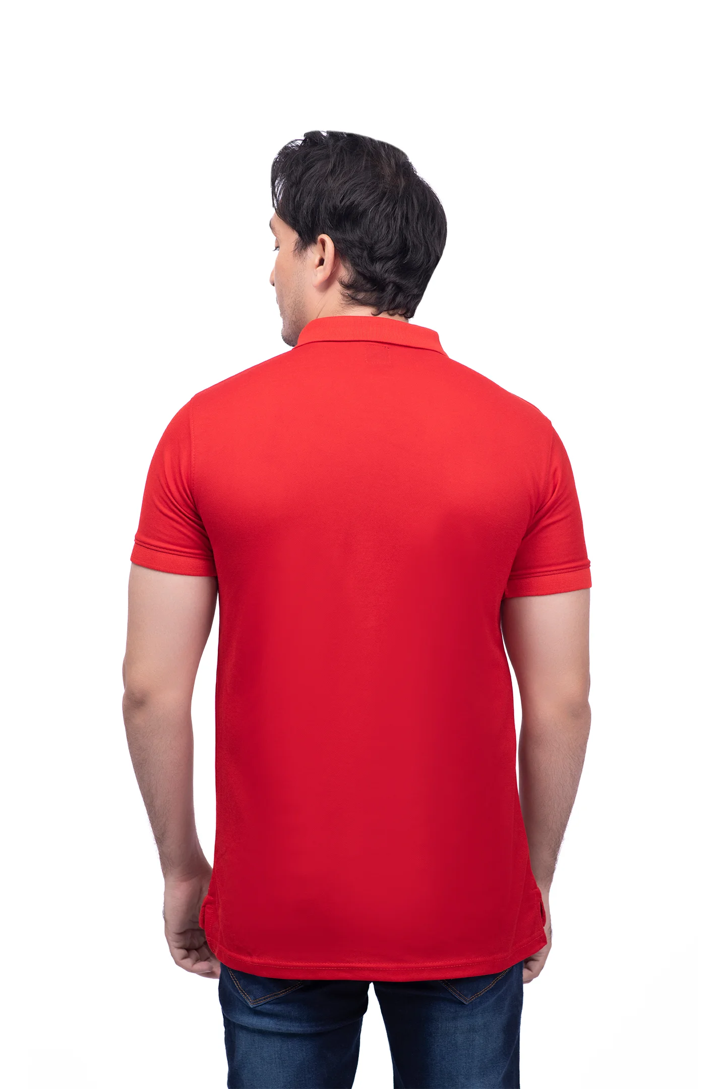 Hackett Lions Patch Classic Fit Red Premium Polo - Image 3