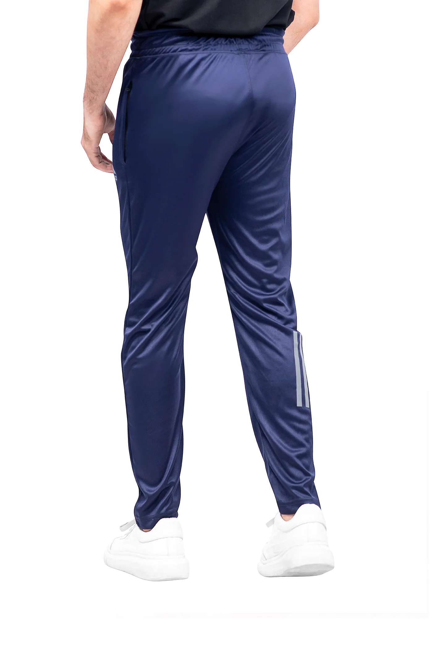 Reflector Logo Men Sports Blue Trouser - Sporty Style, Unmatched Performance - Image 3