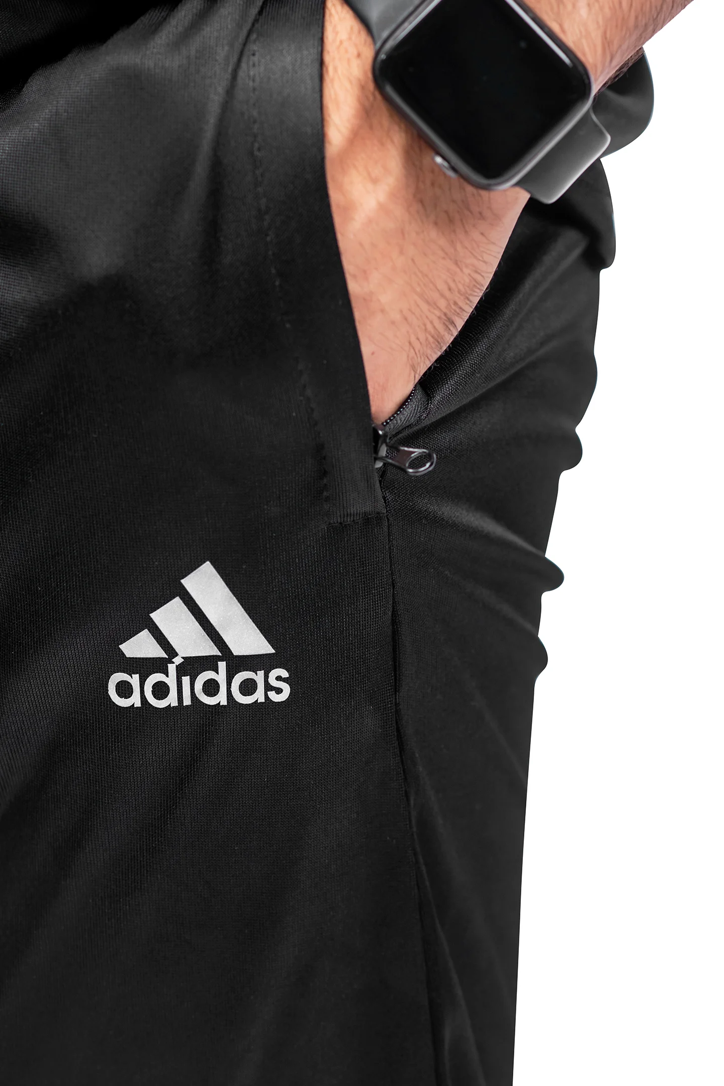 Reflector Logo Men Sports Black Trouser - Sporty Style, Unmatched Performance - Image 4
