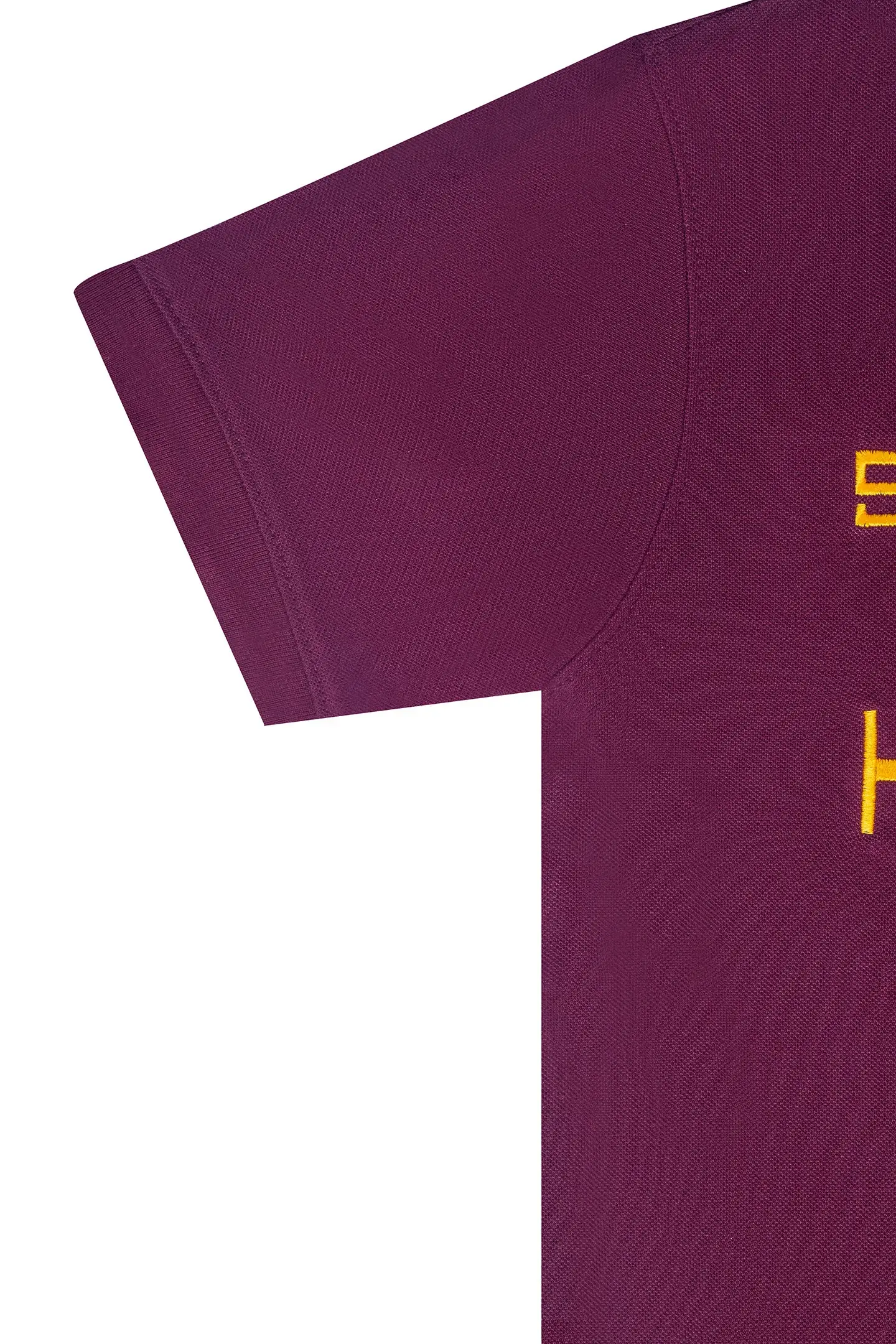 Hackett Lions Patch Classic Fit Maroon Premium Polo - Image 3