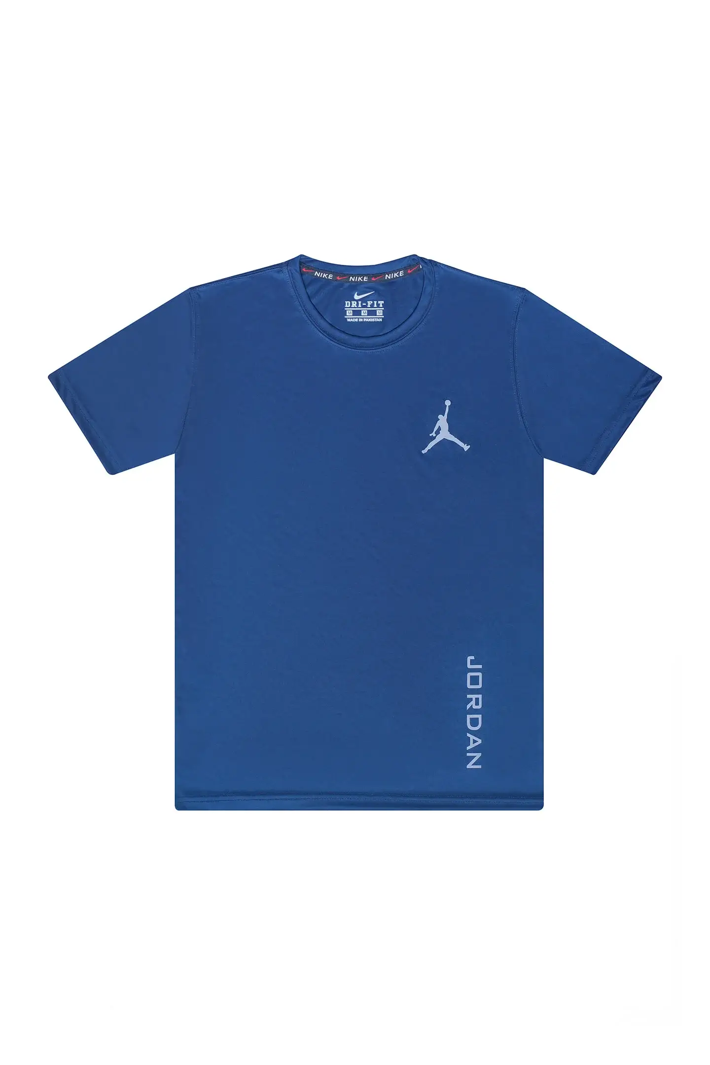 Reflective Logo Blue Dry Fit Tee
